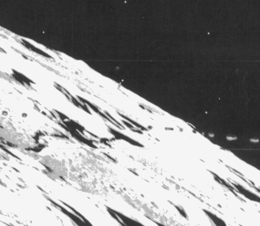 NASA’s Lunar Orbiter Frame 84M Shard Pic – Far Crop